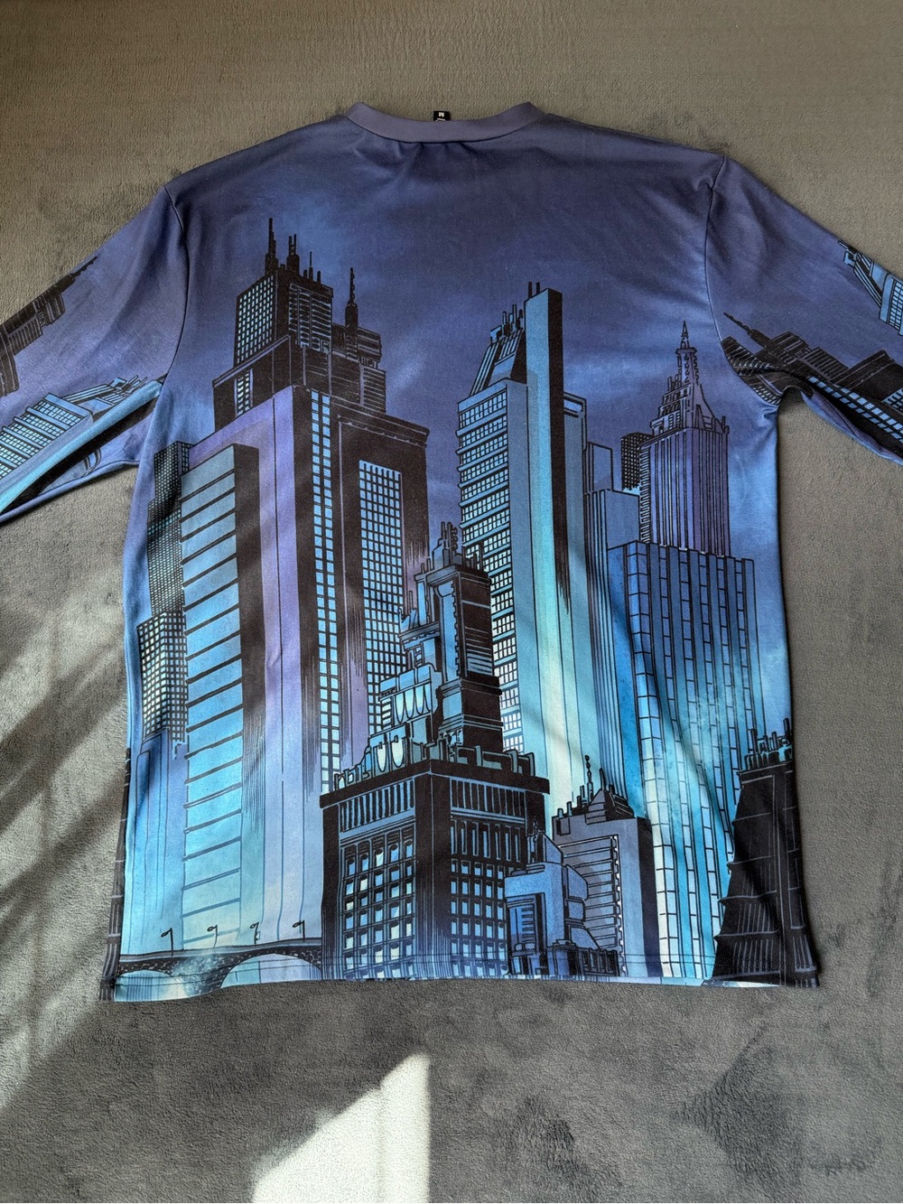 DC Comics Batman Gotham City Oversized Long Sleeve Tee - Picture 12 of 15